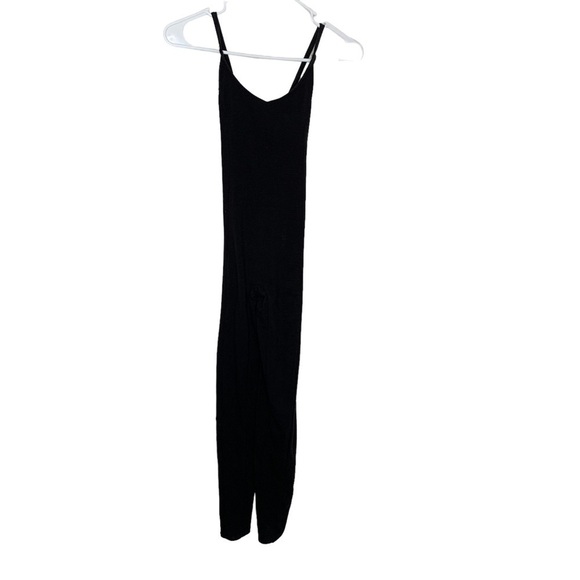 Newport News Women’s One Piece Black Pant Leotard Jumpsuit Cross back Small - Picture 1 of 6